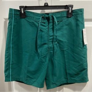 Old Navy Board Shorts - Size 32 - 6” Inseam - Green